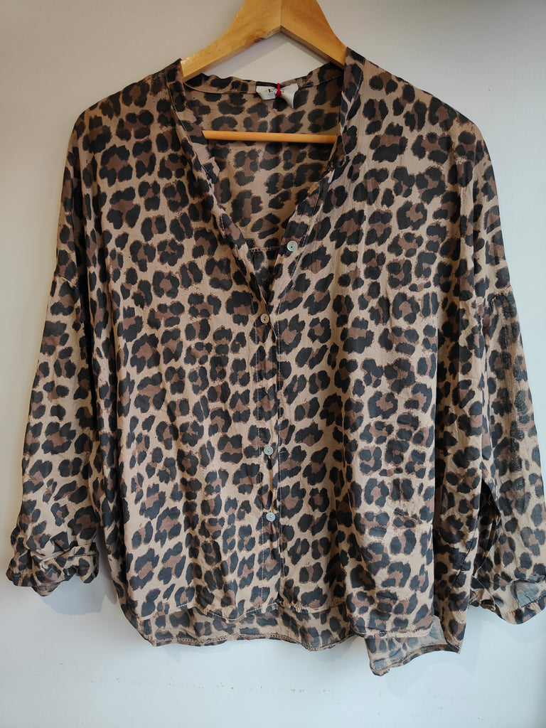 Blouse léo Camel