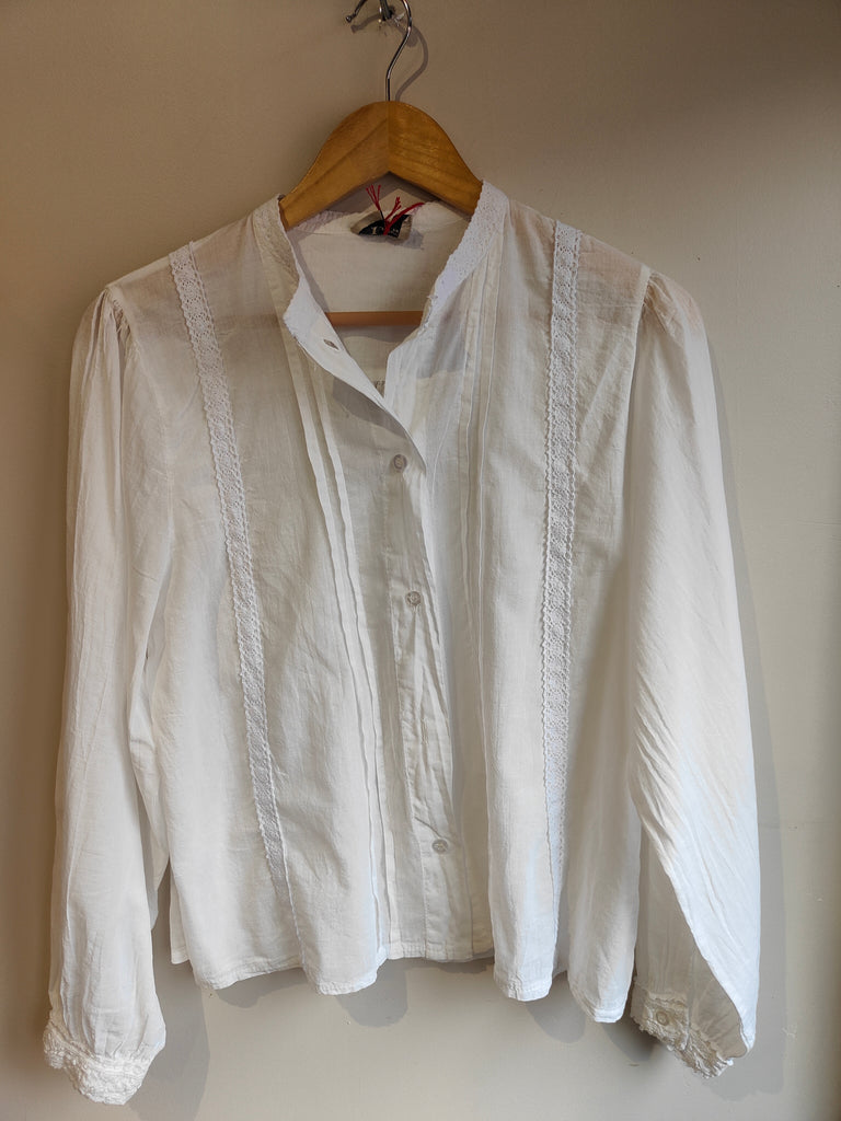 Blouse Rebecca Grenat Blanc