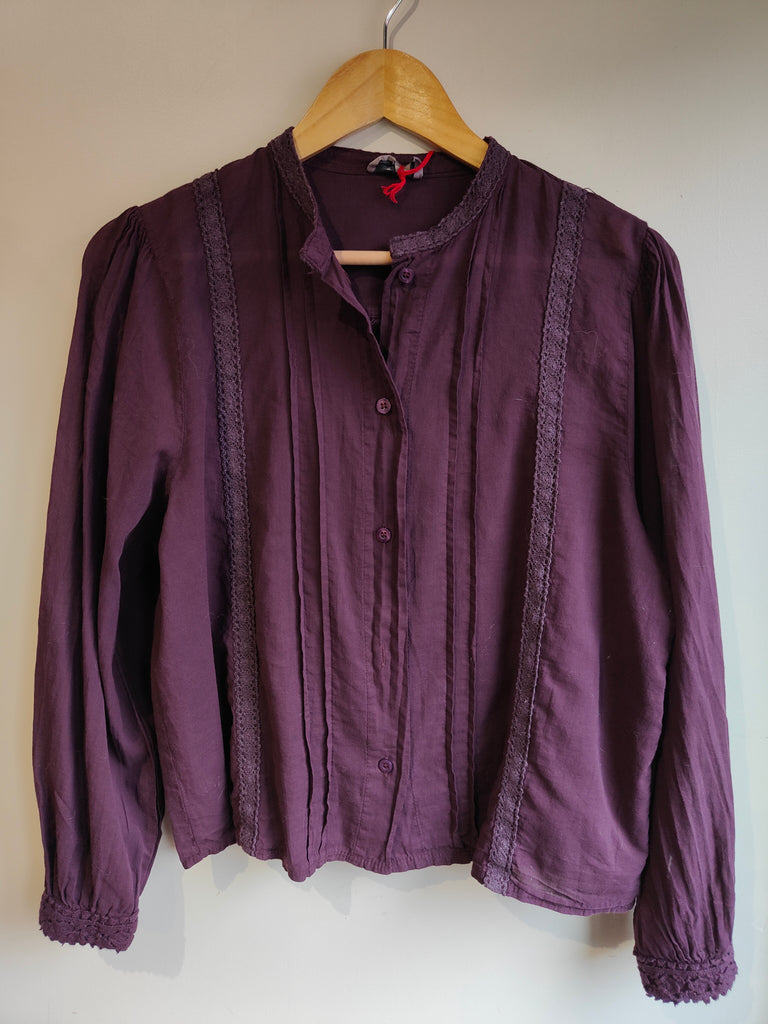 Blouse Rebecca Grenat Prune